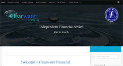 Desktop Screenshot of clearwaterfinancial.co.uk